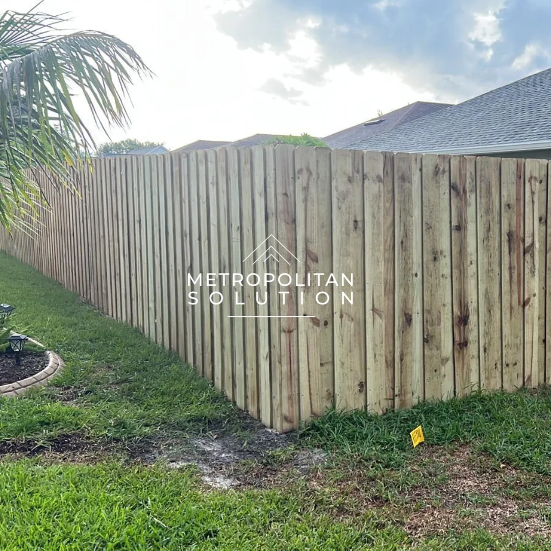 wood fencing